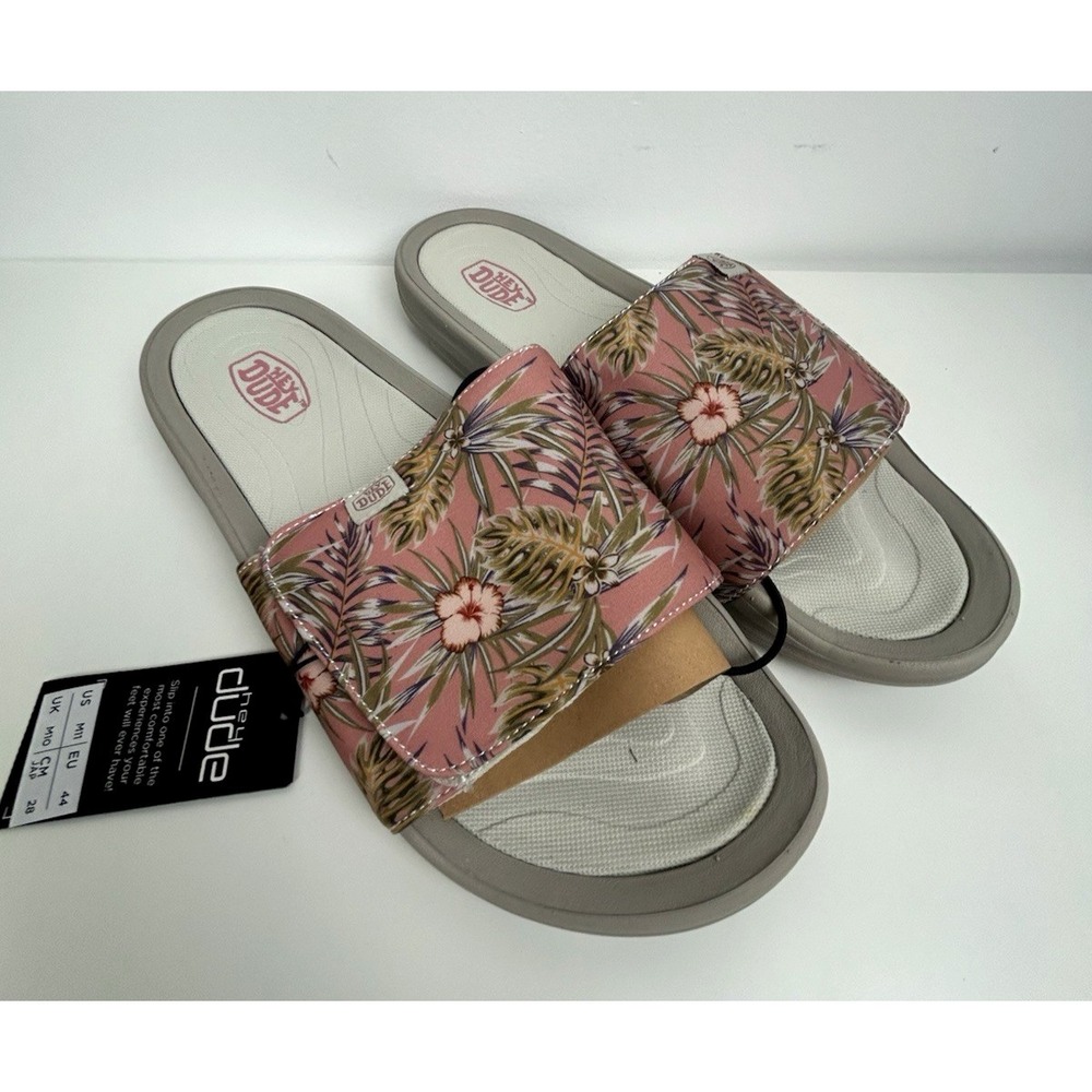 Hey Dude Phoenix Tropical Sandals Slides Men's Size 11 Sail on Sailor RARE NWT